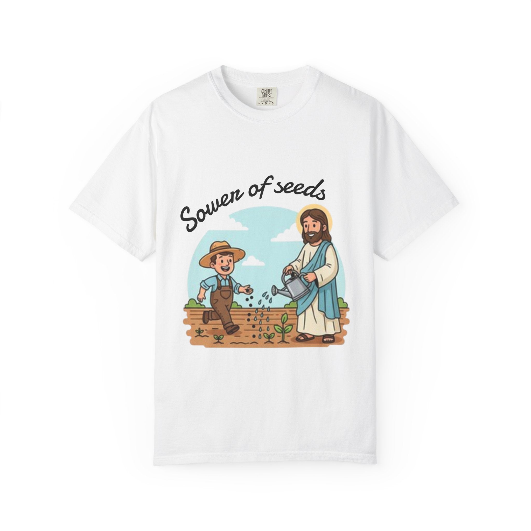 Sower of Seeds T-shirt | 1 Corinthians 3: 6-7